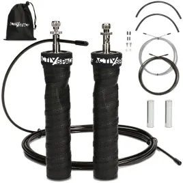 skakanka-bokserska-crossfit-z-obciazeniem-regulowana-z-lozyskami-wytrzymala