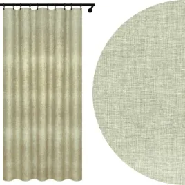 voppi-zaslona-na-tasmie-140x250-cm-lniany-wzor-zielona