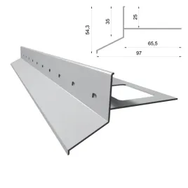 profil-okapowy-d25-renoplast-szary-ral-7037