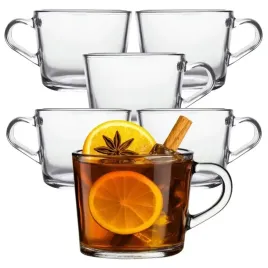 6-x-szklanka-270ml-do-kawy-herbaty-napojow-szklane-z-uchem