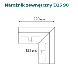 naroznik-zewnetrzny-90-do-profilu-d25-renoplast-braz-ral-8019