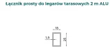 aluminiowy-lacznik-do-legarow-2-metry-stan-nowy