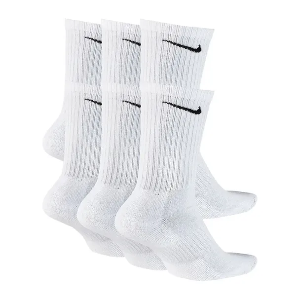 Nike Skarpety komplet 6 par bawełniane wysokie na trening roz. 35-38