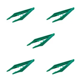peseta-jednorazowa-sterylna-zielona-pinceta-13-cm-do-zabiegow-x-5-szt