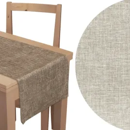 voppi-bieznik-na-stol-40x120-cm-lniany-wzor-brazowy