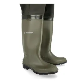 dunlop-spodniobuty-na-ryby-wysokie-spodnie-szelki-wedkarskie-zielone