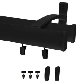 voppi-karnisz-podwojny-classic-z-zabkami-120-cm-czarny