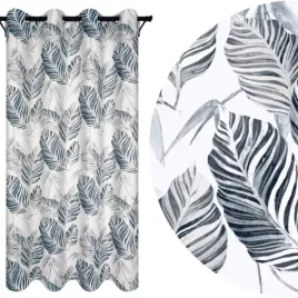 voppi-zaslona-na-przelotkach-140x250-cm-gris-roslinny-wzor-liscie