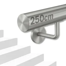 porecz-scienna-schodowa-zestaw-stal-nierdzewna-barierka-na-schody-250cm