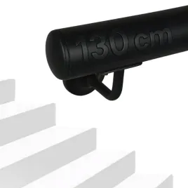 porecz-scienna-czarna-schodowa-zestaw-stal-barierka-na-schody-130cm