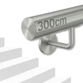 porecz-scienna-schodowa-zestaw-stal-nierdzewna-barierka-na-schody-300cm