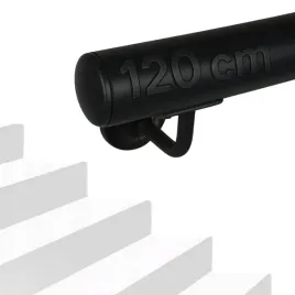 porecz-scienna-czarna-schodowa-zestaw-stal-barierka-na-schody-120cm