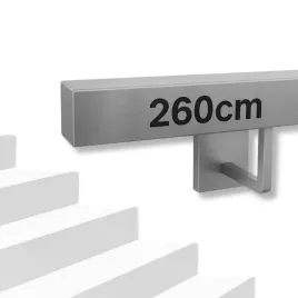 porecz-schodowa-scienna-kwadratowa-stal-nierdzewna-barierka-schody-260cm