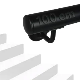 porecz-scienna-czarna-schodowa-zestaw-stal-barierka-na-schody-100cm