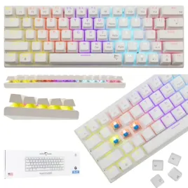 biala-klawiatura-mechaniczna-gamingowa-60percent-podswietlana-led-mala-blueswitch