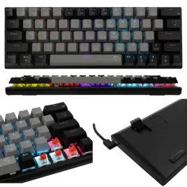 klawiatura-mechaniczna-gamingowa-60percent-czarno-szara-podswietlana-red-switch