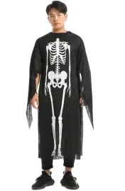 kostium-na-halloween-przebranie-kosciotrup-szkielet-ponczo-tunika-