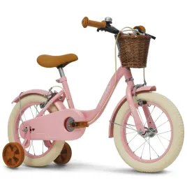 rower-dzieciecy-huffy-vintage-14-z-koszykiem-i-kolkami-bocznymi-rozowy