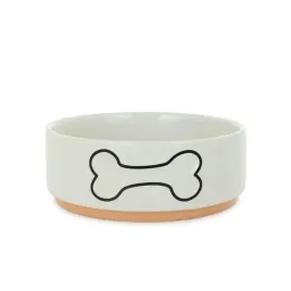 barry-king-miska-dla-psa-biala-nadruk-kosc-ceramiczna-podstawka-15cm