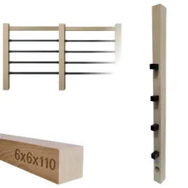 kantowka-slupek-drewniany-jesionowy-6x6x110-profil-25x25-rurki-w-poziomie