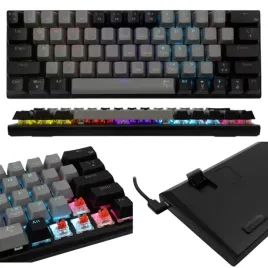 klawiatura-mechaniczna-gamingowa-60percent-czarno-szara-podswietlana-red-switch