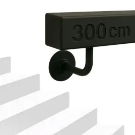 porecz-schodowa-czarna-scienna-kwadratowa-stal-barierka-schody-300cm