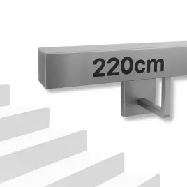 porecz-schodowa-scienna-kwadratowa-stal-nierdzewna-barierka-schody-220cm