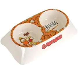 garfield-podwojna-miska-z-melaminy-dla-kota-biala-zolta-6501