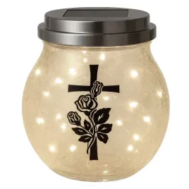 znicz-solarny-led-lampion-na-grob-statuetka-na-cmentarz-roza-krzyz