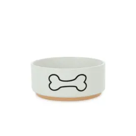 barry-king-miska-dla-psa-12cm-biala-nadruk-kosc-ceramiczna-na-podstawce