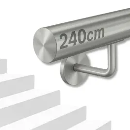 porecz-scienna-schodowa-zestaw-stal-nierdzewna-barierka-na-schody-240cm