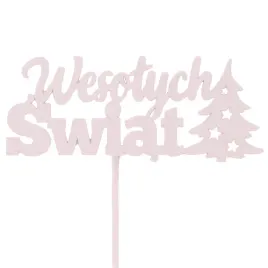 rozowy-brokatowy-topper-wesolych-swiat-napis-na-piku-prezent-ozdoba