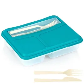 pojemnik-lunchbox-dzielony-3-komory-13l-excellent-zestaw-sztucce-23-x-19-cm