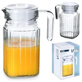 dzbanek-szklany-ryflowany-z-pokrywka-650-ml-kompaktowy-na-napoje-vilde
