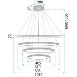 toolight-lampa-lhj009-cp4-gold-dlugosc-wysokosc-130-cm
