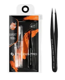 staleks-punktowa-peseta-do-brwi-z-precyzyjnymi-koncowkami-te-11-5b-czarna