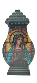 znicz-kapliczka-duza-z-witrazem-matki-boskiej