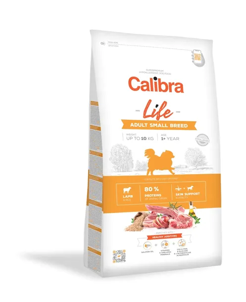 Sucha karma Calibra Life, małe rasy, jagnięcina, 6 kg
