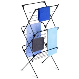 suszarka-na-pranie-ubrania-metalowa-czarna-pionowa-stojaca-61-x-58-x-136-cm