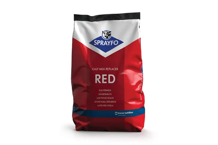 Trouw Nutrition, Sprayfo czerwone, mleko zastępcze