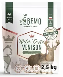 bemo-sucha-karma-dla-kotow-dziczyzna-25-kg-bezzbozowa-wild-taste-venison