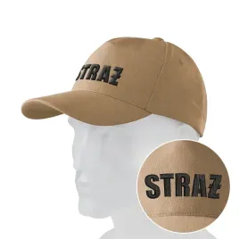 czapka-z-daszkiem-straz-osp-straz-pozarna-piaskowa-z-czarnym-napisem-haft