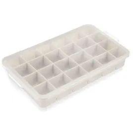 forma-do-kostek-lodu-orion-z-pokrywka-silikonowa-bezowa-24-szt