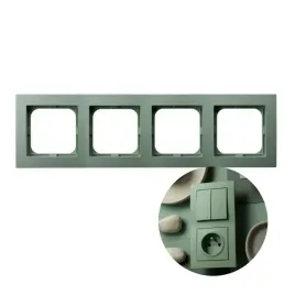 ramka-poczworna-seria-as-zielony-mat-r-4g-84-ospel