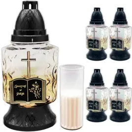 4x-znicz-szklany-na-grob-pomnik-cmentarz-lampion-wklad-nagrobny-25cm