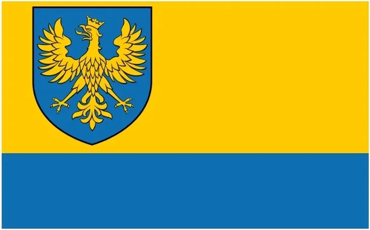 Flaga Województwa Opolskiego Opolskie Maszt 150x90 CM