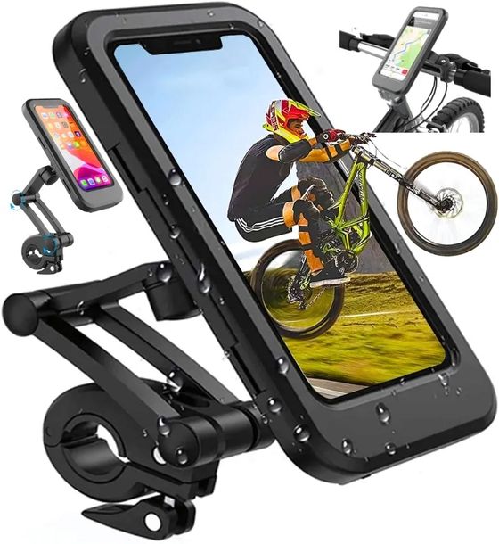 WODOODPORNY UCHWYT ROWEROWY ETUI NA TELEFON ROWER Moc na Telefon do Roweru