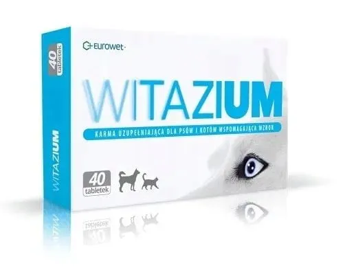 EUROWET Witazium, na Wzrok dla Psa i Kota, 40 tabl.