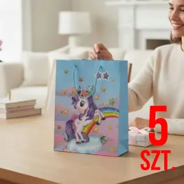 5-pak-torebka-torba-prezentowa-papierowa-ozdobna-jednorozec-zestaw