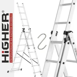 drabina-aluminiowa-3x7-wielofunkcyjna-na-schody-higher-560m-150kg
